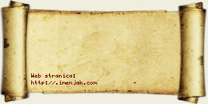 Jovana Gagić vizit kartica